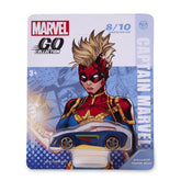 Marvel Go 1:64 Diecast Captain Marvel Rapid Racer Toy Car for Collection for Ages 3 years and up